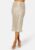 BUBBLEROOM Kira sparkling midi skirt Light beige XS – 7333340182185