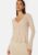 BUBBLEROOM Knitted Rib Cardigan Light beige XS – 7333340283554