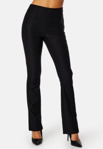 BUBBLEROOM Leia slit stretch pants Black 34 – 7333340192139