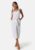 BUBBLEROOM Linen Blend Dress White 42 – 7333340297469