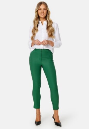 BUBBLEROOM Lorene Stretchy Suit Trousers Green 34 – 7333340197752