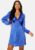 BUBBLEROOM Lucinda satin dress Blue 34 – 7333340199732