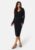 BUBBLEROOM Marielia rib dress Black S – 7333340231913