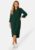BUBBLEROOM Matilde Shirt Dress Dark green XS – 7333340143810