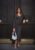 BUBBLEROOM Minea Sparkling Knitted Dress Black / Silver M – 7333340263341