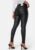 BUBBLEROOM Miranda Push-up coated jeans Black 46 – 7333340026816