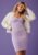BUBBLEROOM Najva short knitted dress Lilac M – 7333340201800