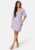 BUBBLEROOM Nandita wrap dress Lilac / Checked L – 7333340234068
