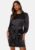 BUBBLEROOM Nellie Satin Dress Black 42 – 7333340137925