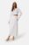 BUBBLEROOM Noele Viscose Crepe Maxi Skirt White XL – 7333340287576