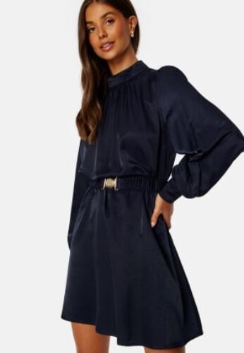 BUBBLEROOM Noemie Dress Dark blue L – 7333340248959