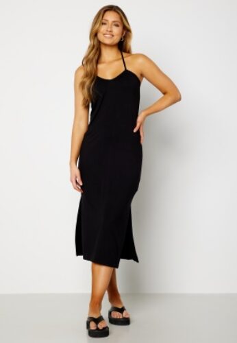 BUBBLEROOM Noor halterneck dress Black XS – 7333340118863