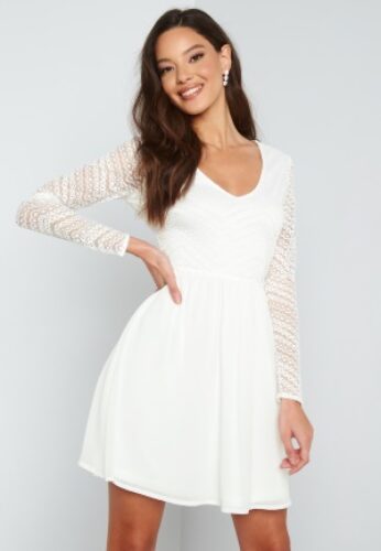 Bubbleroom Occasion Aggie Dress White M – 7333340054154