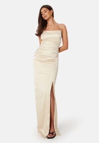 Bubbleroom Occasion Alda Strap Gown Cream 42 – 7333340230343