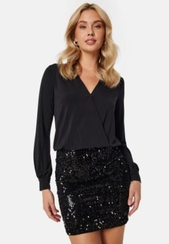 Bubbleroom Occasion Belle dress Black / Black 4XL – 7333340259634