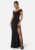 Bubbleroom Occasion Belle Twist Off Shoulder Gown Black S – 7333340292822