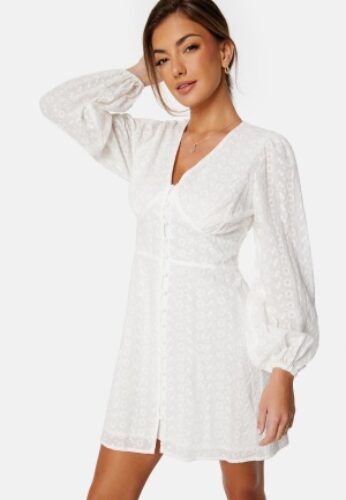 Bubbleroom Occasion Bree Dress White M – 7333340279359