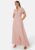 Bubbleroom Occasion Butterfly Sleeve Button Gown Dusty pink 42 – 7333340277270