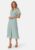 Bubbleroom Occasion Butterfly Sleeve Button Midi Dress Dusty green 36 – 7333340314692