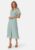 Bubbleroom Occasion Butterfly Sleeve Button Midi Dress Dusty green 38 – 7333340314708