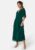 Bubbleroom Occasion Butterfly Sleeve Midi Dress Dark green 34 – 7333340263044