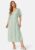 Bubbleroom Occasion Butterfly Sleeve Midi Dress Light green/Floral 46 – 7333340317785