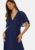 Bubbleroom Occasion Butterfly Sleeve Midi Dress Navy 36 – 7333340232507