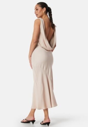 Bubbleroom Occasion CC Low back Dress Champagne XL – 7333340309490