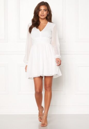 Bubbleroom Occasion Dahlia dress White 38 – 7333340042458