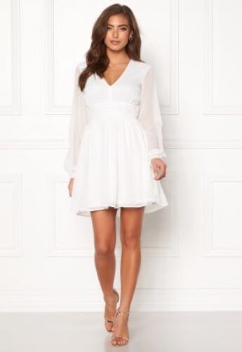 Bubbleroom Occasion Dahlia dress White 46 – 7333340042496