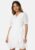 Bubbleroom Occasion Dotted S/S wrap dress White XS – 7333340284957