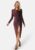 Bubbleroom Occasion Elionora Sparkling Midi Dress Dark pink / Black M – 7333340267097