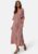 Bubbleroom Occasion Elsina Pleated Sparkling Dress Dusty pink XL – 7333340267509