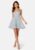 Bubbleroom Occasion Englia Mini Dress Dusty blue XL – 7333340128169