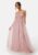 Bubbleroom Occasion Floral tulle Gown Dusty pink 38 – 7333340290743