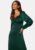 Bubbleroom Occasion Ginita Lace Insert Dress Dark green 38 – 7333340248522