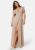 Bubbleroom Occasion Grienne Wrap Gown Dusty pink 2XL – 7333340121665