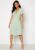 Bubbleroom Occasion Grienne Wrap Midi Dress Dusty green 3XL – 7333340121993