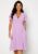 Bubbleroom Occasion Grienne Wrap Midi Dress Lilac 3XL – 7333340122075