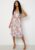 Bubbleroom Occasion Gwyneth Pleated Dress Offwhite / Floral 54 – 7333340108925