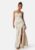 Bubbleroom Occasion High slit gown Champagne 44 – 7333340302347