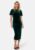 Bubbleroom Occasion Irse Velvet Midi dress Dark green 34 – 7333340259955