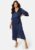 Bubbleroom Occasion Jolene Knot Dress Dark blue 34 – 7333340166239