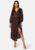 Bubbleroom Occasion Jolene Knot Dress Dark brown 34 – 7333340166345