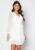 Bubbleroom Occasion Kaira chiffon dress White 48 – 7333340042748