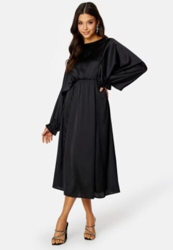 Bubbleroom Occasion Khrista Satin Dress Black 3XL – 7333340171127