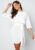 Bubbleroom Occasion Knot Slit Short Dress White 44 – 7333340046920