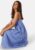 Bubbleroom Occasion Lace Strap Midi Dress Blue 36 – 7333340288511