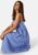 Bubbleroom Occasion Lace Strap Midi Dress Blue 42 – 7333340288542