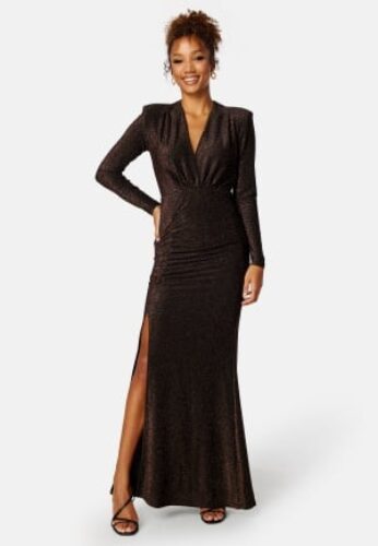 Bubbleroom Occasion Laura Sparkling Gown Gold XL – 7333340170946